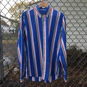 Polo Ralph Lauren Striped Color Block Button Up
